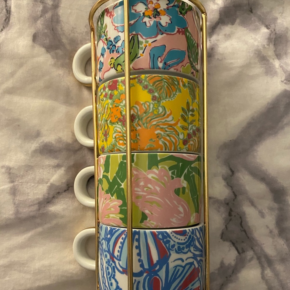 Lilly Pulitzer mug set